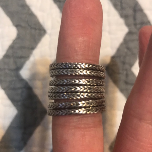 Premier Designs Stackable sterling silver set - Picture 4 of 5